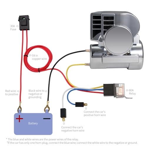 Snail Air Horn Train Horn for Motorcycle
