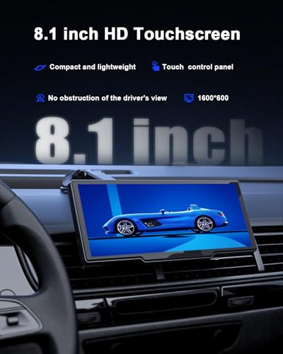 8.1'' Wireless Apple Carplay Screen for Car