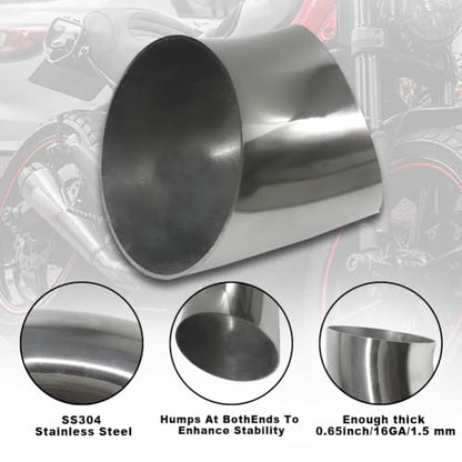 OD 3.5 inch 45 degree exhaust elbow Pipe