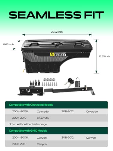 Driver Side Truck Bed Storage Tool Box for Chevy