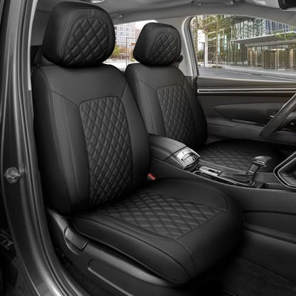 Curated Onyx Leather Seat Covers for Cars & SUVs