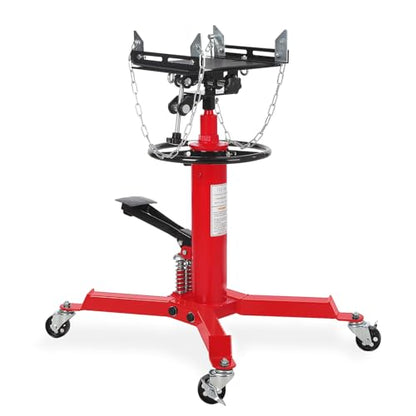 Dual Plunger Hydraulic Transmission Jack 1322lbs Capacity