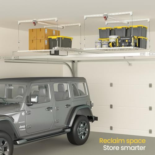 Overhead Garage Storage Rack for 12