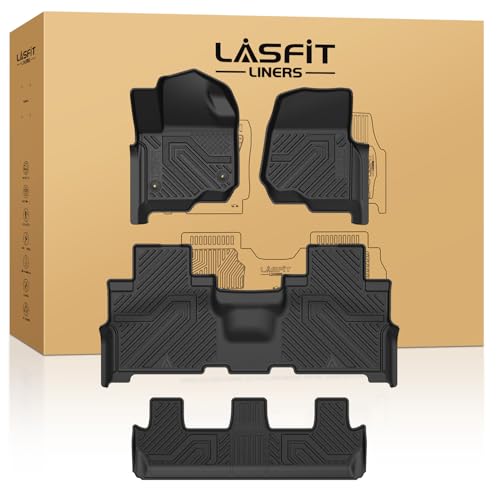 Floor Mats for Ford Expedition Max 8 Seater 2021 2022 2023 2024 (4 Count)