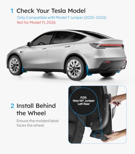 for Tesla Model Y Juniper 2025 (4 Count)
