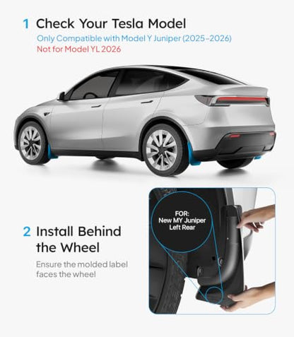 for Tesla Model Y Juniper 2025 (4 Count)