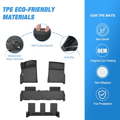 Floor Mats for Rivian R1S 2022 2023 2024 2025