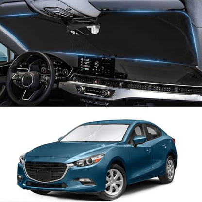 Custom Fit Mazda 3 Windshield Sunshade for Mazda 3 2019