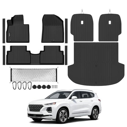 Floor Mat Set for 2019 2020 Hyundai Santa Fe