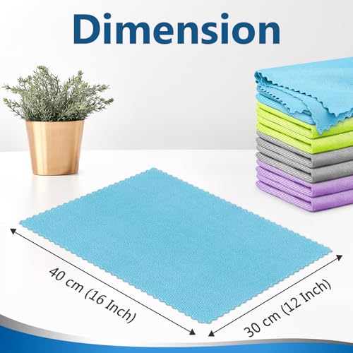 Glass Polishing Streak Free Miracle Cleaning Cloth (8 Count)