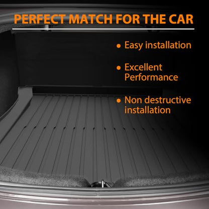 TPE Floor Mats & Cargo Liner Fit Tesla Model 3 Highland 2024 2025 (6 Count)