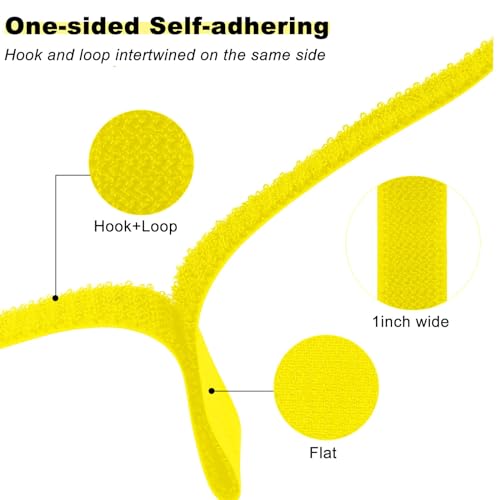 1"x16ft Hook and Loop Straps with 25 Metal Buckles