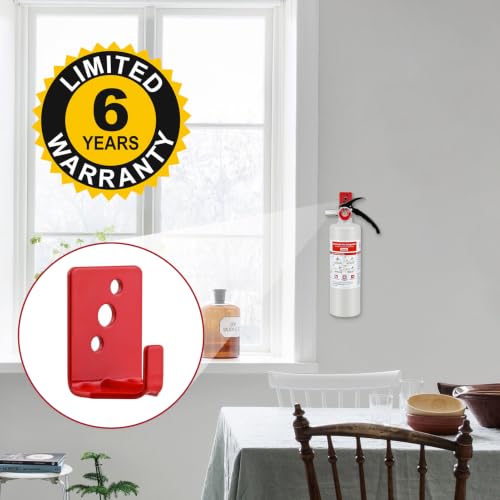 6 Pack ABC Fire Extinguishers with Mount (6 Count)