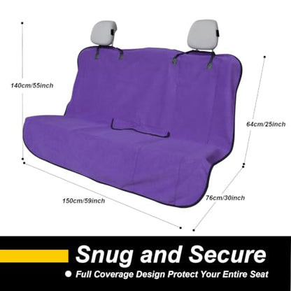 Back Seat Cover for Car Trucks Van SUV