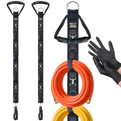 Extension Cord Organizer with 5 Detachable straps 2 PCS (2 Count)