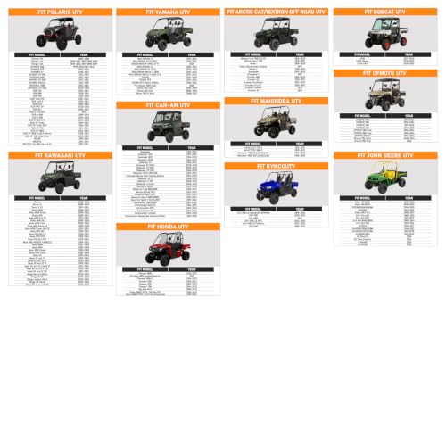 UTV Cover Heavy Duty Ranger Cover Waterproof 2
