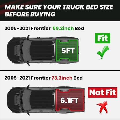 Truck Bed Mat for Nissan Frontier 2005