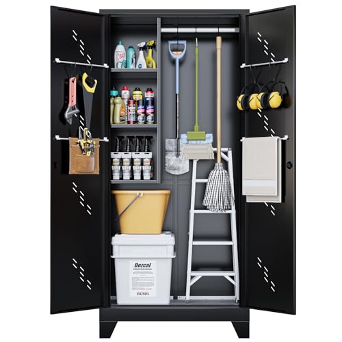 75" Taller Metal Garage Storage Cabinet