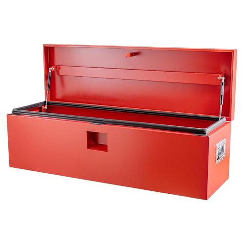Truck Bed Toolbox Truck Tool Box Heavy Duty Steel Storage Cabinet Organizer Chest Jobsite for Pickup