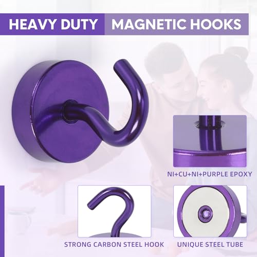 Magnetic Hooks Steel Tube Design for Cruise (10 Count)