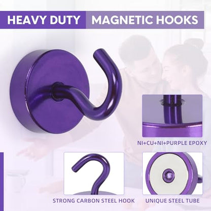 Magnetic Hooks Steel Tube Design for Cruise (10 Count)