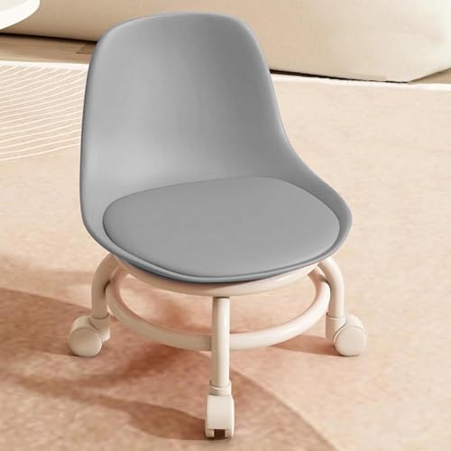 Low Rolling Stool with Wheels