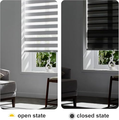 Cordless Zebra Blinds for Windows