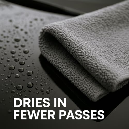 Paks Edgeless Microfiber Towels for Cars (3 Count)