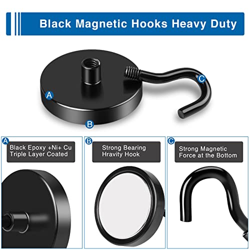 Magnetic Hooks Heavy Duty (4 Count)