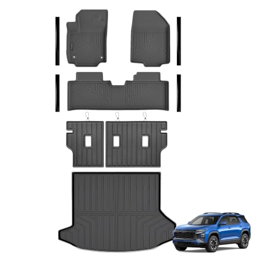 Floor Mats & Trunk Mat Backrest Mat for 2025 2026 Chevy Equinox