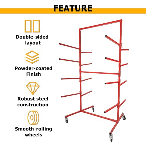 Mobile Bumper Storage Rack w