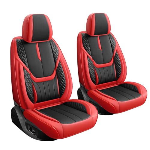 Universal Car Seat Covers for SUVs Sedans Trucks Redblack