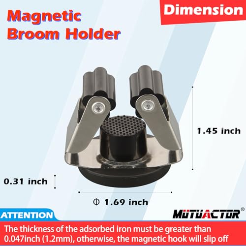 Magnetic Broom Holders (2 Count)