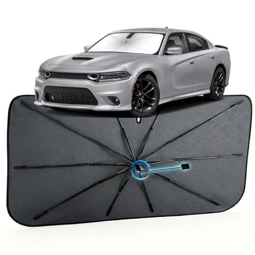 Car Windshield Sun Shade Umbrella for Dodge Charger 2011