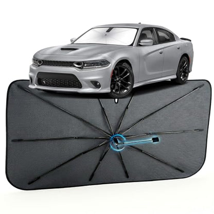 Car Windshield Sun Shade Umbrella for Dodge Charger 2011