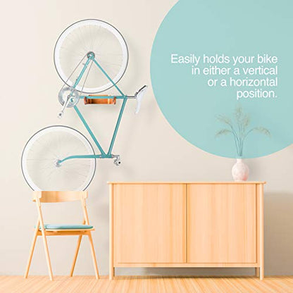 Wooden Bike Wall Mount