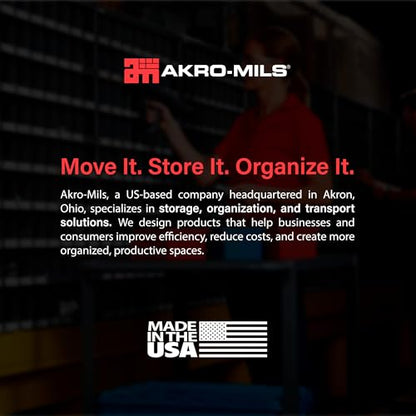30235 AkroBins Plastic Storage Bins (6 Count)