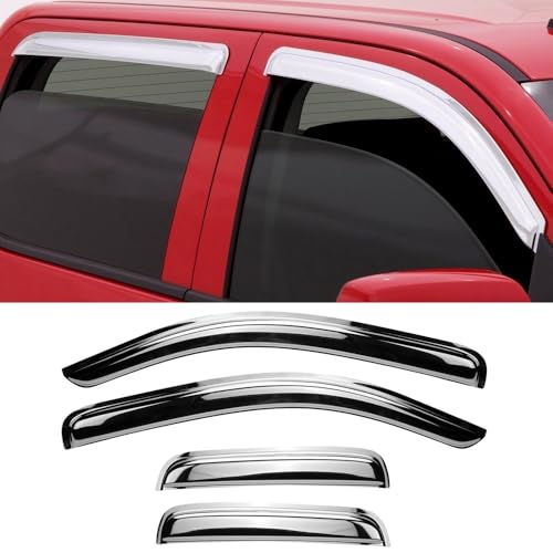 Extra Durable Chrome Rain Guards for 2013 (4 Count)