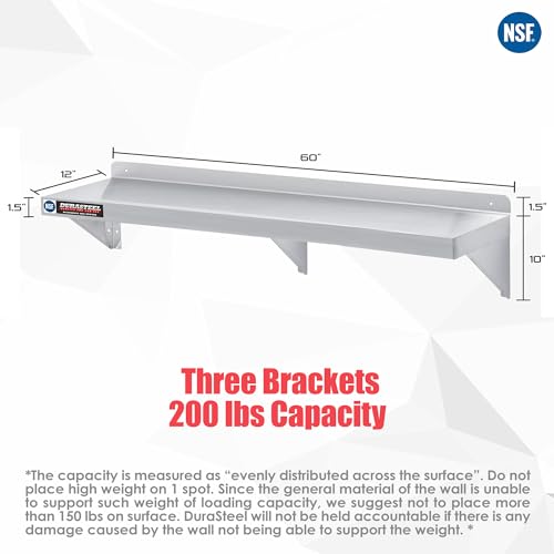 Stainless Steel Wall Shelf