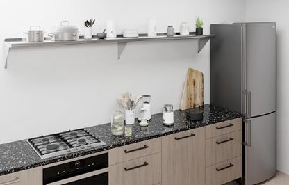 12 in. x 96 in. Stainless Steel Wall Mount Shelf