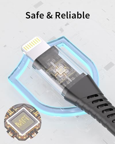 Coiled Lightning Cable for Car (2 Count)