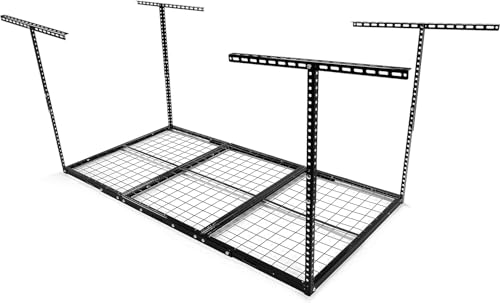 3x6 Overhead Garage Storage Rack Adjustable Ceiling Garage