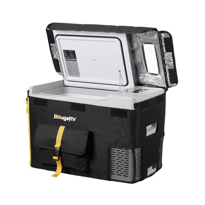 12 Volt Refrigerator With Cover 12V Car Fridge 30 Quart Portable Freezer Compressor Cooler Compressor Freezer