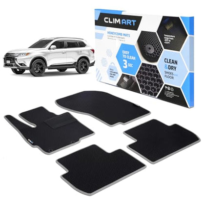 All Weather Car Floor Mats Compatible with Mitsubishi Outlander 2014