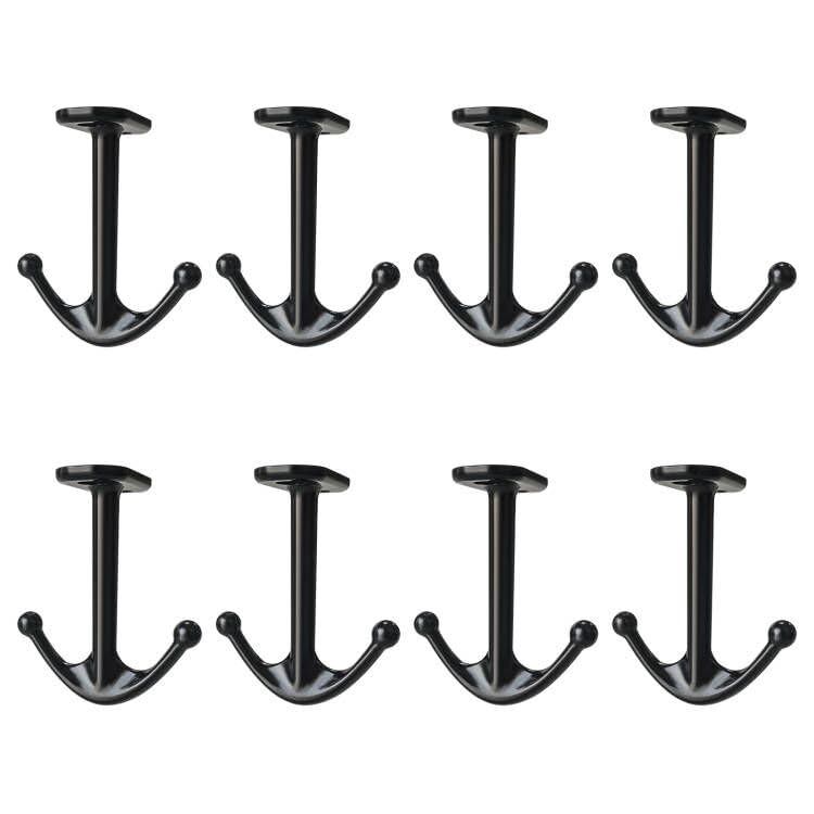 Ball Two Prong Ceiling Hook for Closet Top Bathroom Kitchen Cabinet Garage Pack of 8 (8 Count)