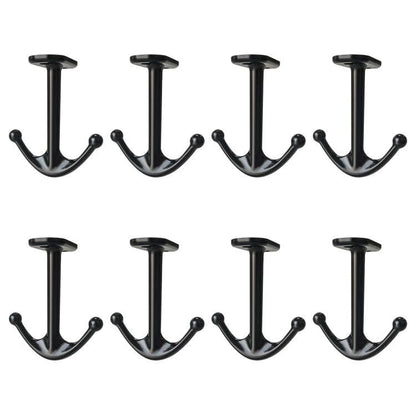Ball Two Prong Ceiling Hook for Closet Top Bathroom Kitchen Cabinet Garage Pack of 8 (8 Count)