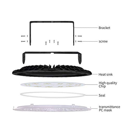 10 Pack 300W UFO LED High Bay Light (10 Count)