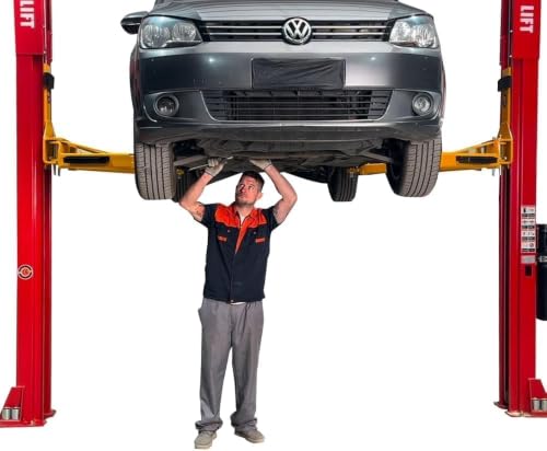 12000 lbs Extra Height 167inch 2 Post Lift Two Post Car Lift Auto Lift Car Lift Hoist 2 Post Car Lift for Home Garage and Shop Repair