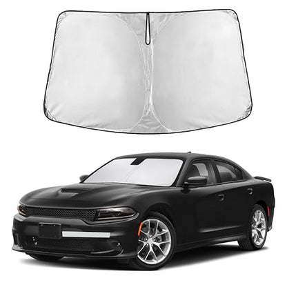Windshield Sun Shade Compatible for Dodge Charger 2011