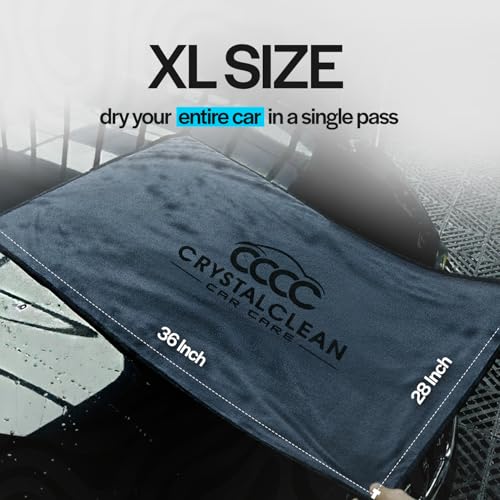 Crystal Clean XL 28x36 Slim Car Detailing Towel